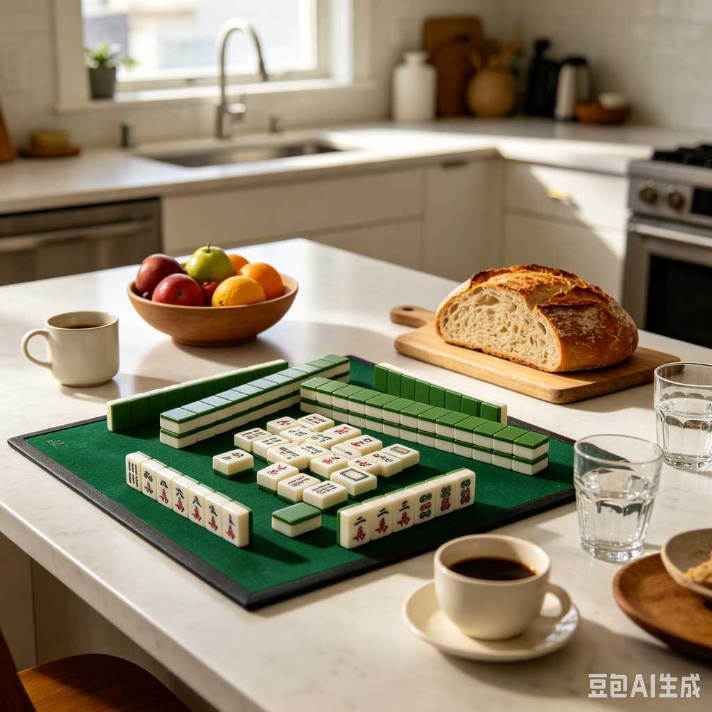 pastel color mahjong tiles