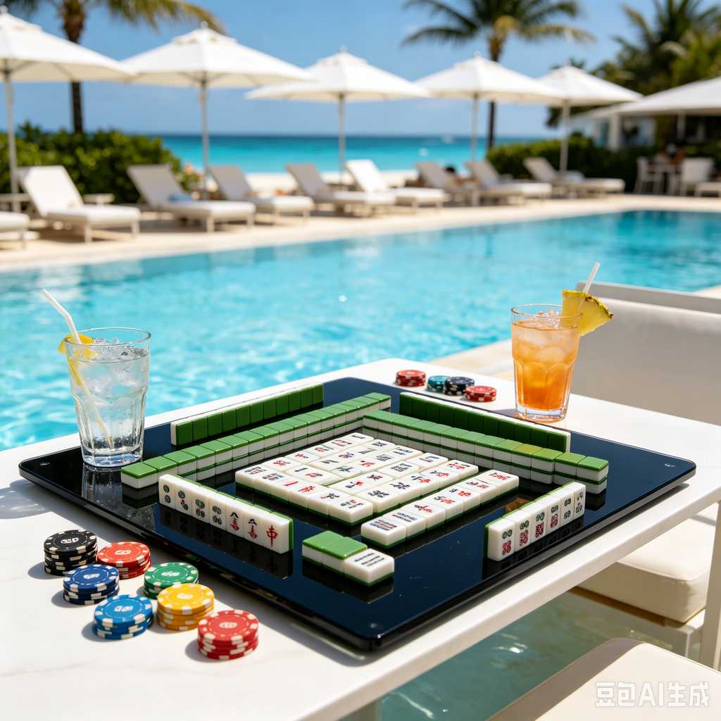 modern oriental mahjong set