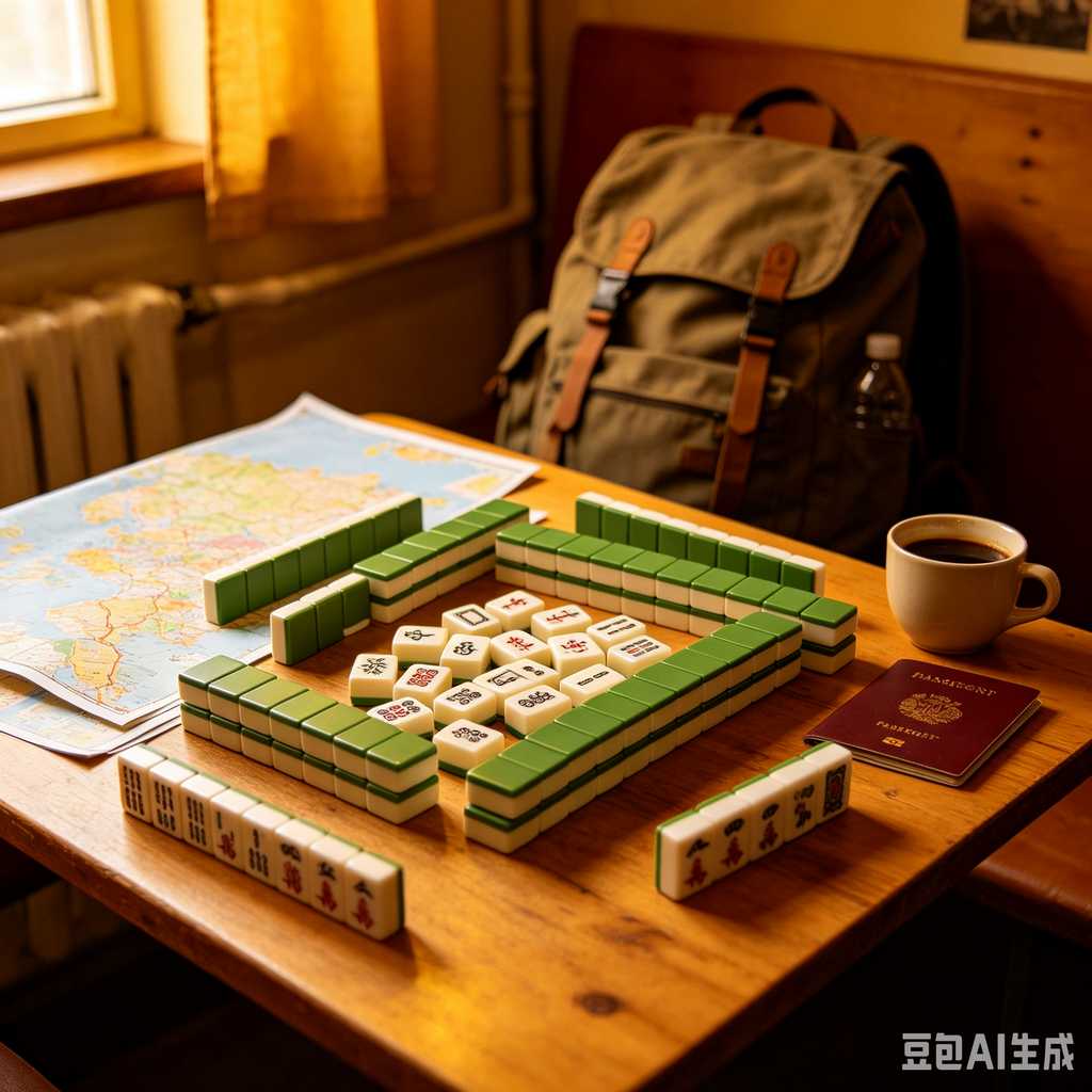 small size mahjong set for travel