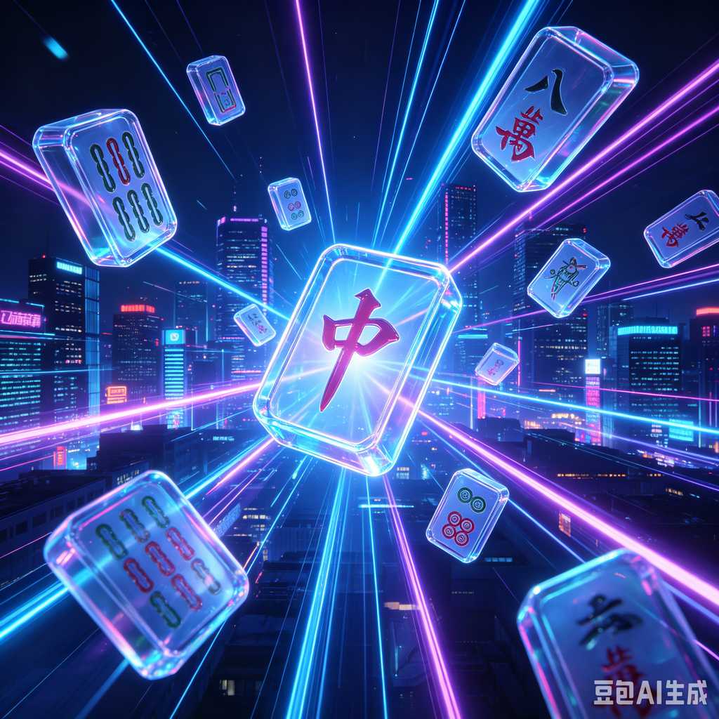 blue mahjong tiles