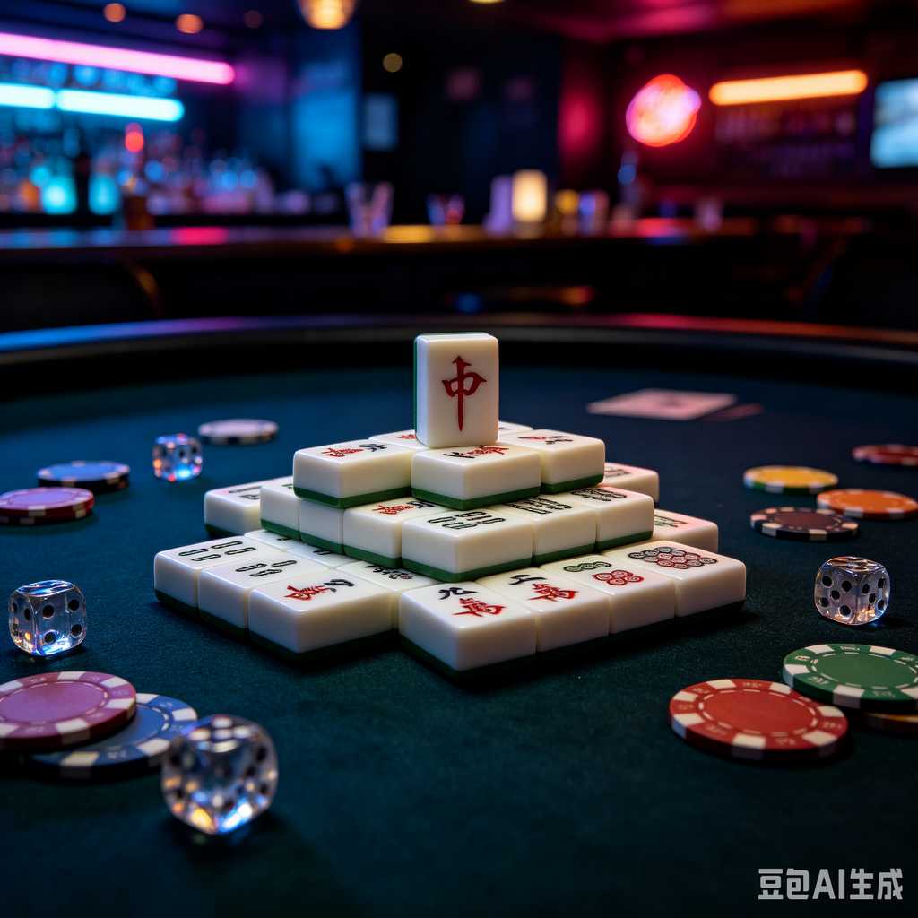 saturated color mahjong set print