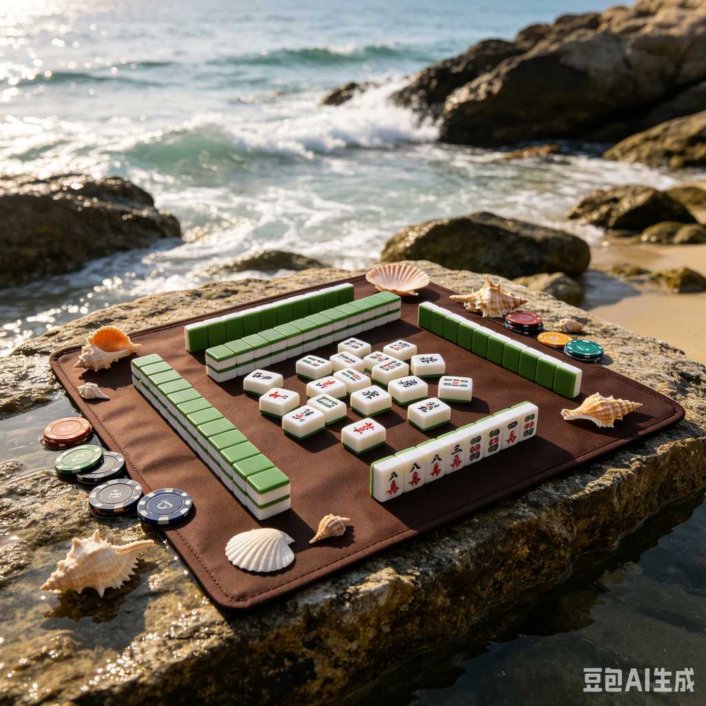 classic oriental board game mahjong